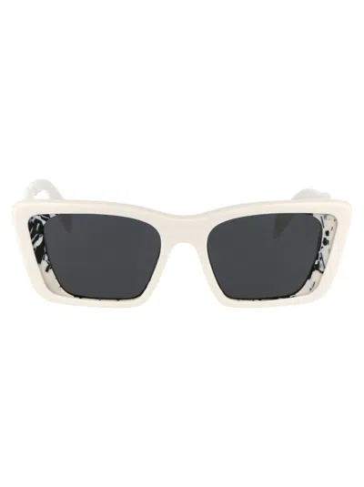 Prada 0pr 08ys Sunglasses In White