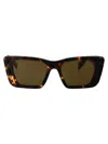 Prada Woman Sunglass Pr 08ys In Vau01t Honey Tortoise