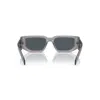 Prada Triangle-logo Rectangle-frame Sunglasses In Neutral