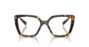 Prada 0pr 16zv Oversized Tortoiseshell Square Frame Eyeglasses In Brown