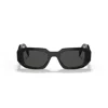 Prada 0pr 17ws Geometric Rectangular Acetate Sunglasses In Purple