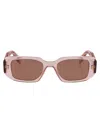 Prada 51mm Rectangular Sunglasses In Brown