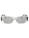 Prada Pr 17ws 12r30b 49mm Womens Rectangle Sunglasses In Metallic