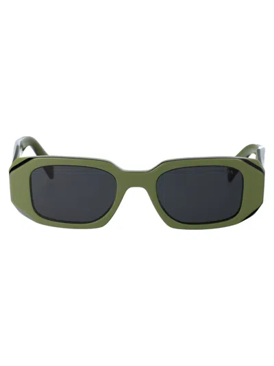 Prada 0pr 17ws Sunglasses In Green