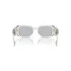 Prada Rectangular Frame Sunglasses In Red