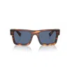 Prada 0pr 19ws Rectangular Tortoiseshell Acetate Sunglasses In Brown