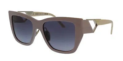 Pre-owned Prada 0pr 21ys 07z08i Square Wisteria Purple Sunglasses