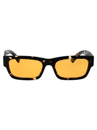 Prada Sunglasses In 16o20c Havana Black/yellow