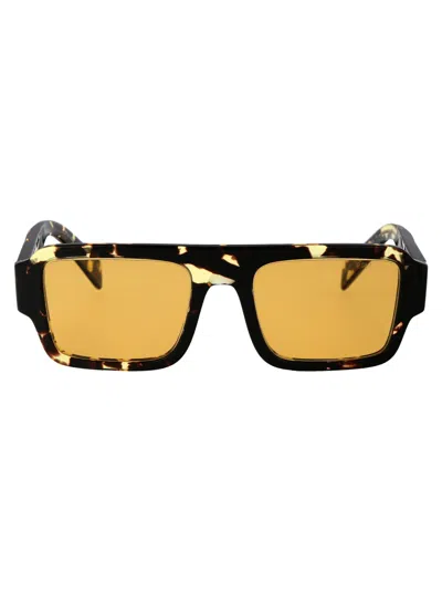 Prada Sunglasses In 16o10c Black Malt Tortoise