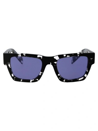 Prada 0pr A06s Sunglasses In 15o50b Tortoise Black Crystal