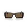 Prada 0pr A07s Tortoiseshell Rectangular Sunglasses In Pattern