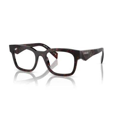 Prada 0pr A10v Tortoiseshell Square Sunglasses In Brown