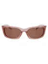 Prada 0pr A14s Sunglasses In 19q10d Transparent Peach