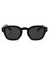Prada Round Frame Sunglasses In Black