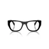 Prada 0pr A18v Oversized Square Frame Black Acetate Eyeglasses In Black