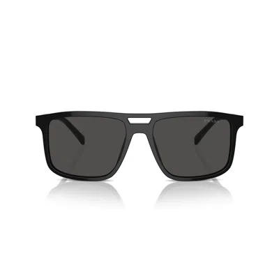 PRADA 0PR A22S BOLD RECTANGULAR ACETATE SUNGLASSES
