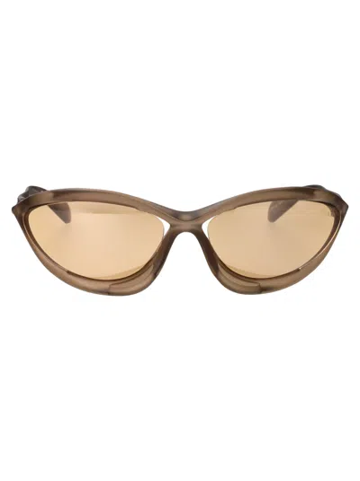 Prada 0pr A26s Sunglasses In 16v10h Loden Frosted