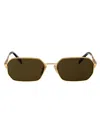 Prada 0pr A51s Sunglasses In Gold