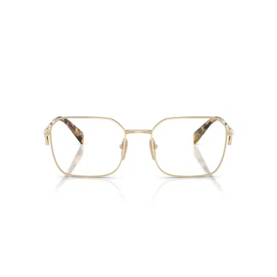 Prada 0pr A51v Square Metal Frame Sunglasses In White