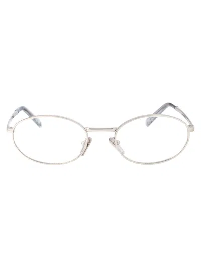 Prada 0pr A57v Glasses In 1bc1o1 Silver
