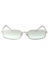 Prada 0pr A60s Sunglasses In 1bc80g Silver