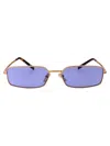 Prada 0pr A60s Sunglasses In 7oe01o Brass