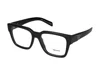 Prada 0pr Acetate Square-frame Eyeglasses In Black