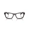 Prada 0pr B01v Rectangular Tortoiseshell Acetate Eyeglasses In Black