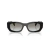 Prada Grey Gradient Rectangular Ladies Sunglasses Pr B05s 3890a7 53 In Black