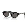 Prada Womens Black Pr B15s Oval-frame Acetate Sunglasses In Black