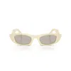 Prada 0pr B16s Angular Cat-eye Sunglasses In Multi
