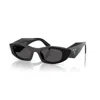 Prada Rectangular Sunglasses In Black
