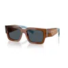 Prada 0pr B17s Rectangular Acetate Sunglasses In Pattern