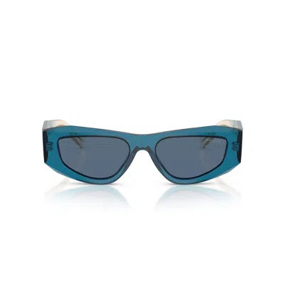 PRADA 0PR B19S ANGULAR ACETATE SUNGLASSES