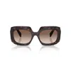 Prada 0pr B23s Oversized Square Frame Tortoiseshell Sunglasses In Brown