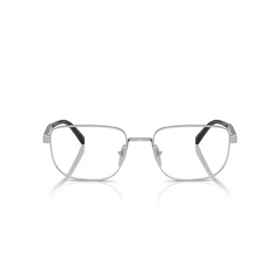 PRADA 0PR B51V RECTANGULAR ALUMINUM FRAME EYEGLASSES
