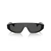Prada 0pr C02s Angular Black Sunglasses In Black