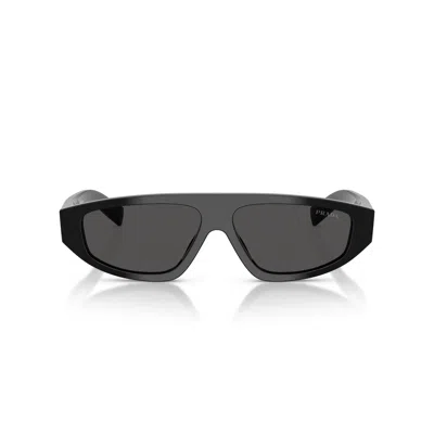 Prada 0pr C02s Angular Black Sunglasses
