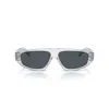 Prada 0pr C02s Translucent Acetate Sunglasses In Gray