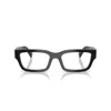 Prada 0pr C02v Rectangular Black Acetate Sunglasses In Black