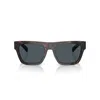 Prada 0pr C03s Bold Rectangular Tortoiseshell Sunglasses In Pattern