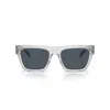 Prada 0pr C03s Rectangular Acetate Sunglasses In Gray