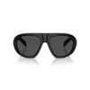 Prada Womens Black Pr C05s Irregular-frame Acetate Sunglasses In Black