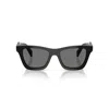 Prada Dark Grey Rectangular Ladies Sunglasses Pr B09s 16k08z 52 In Black