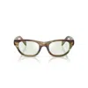 Prada 0pr C08s Rectangular Acetate Sunglasses In Brown