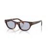 Prada Full Frame Sunglasses In Brown