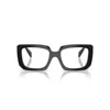 Prada 0pr A03v Oversized Square Frame Sunglasses Crafted In Black