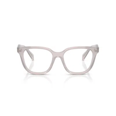 Prada 0pr C11v Translucent Acetate Sunglasses In White