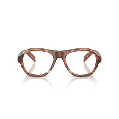 Prada 0pr C12v Aviator-inspired Tortoiseshell Acetate Sunglasses In Brown