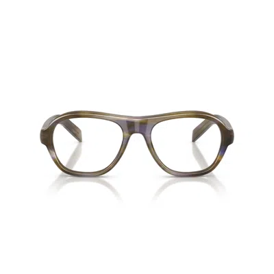 Prada 0pr C12v Oversized Square Eyeglasses In White